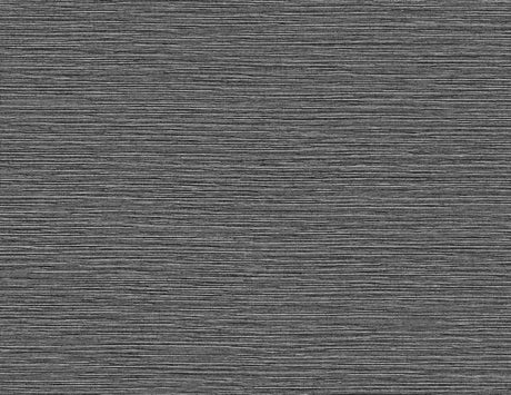 Seabrook Tiger Island Faux Sisal Charcoal Wallpaper