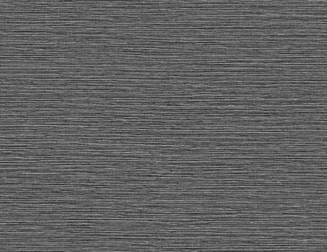 Seabrook Tiger Island Faux Sisal Black Wallpaper