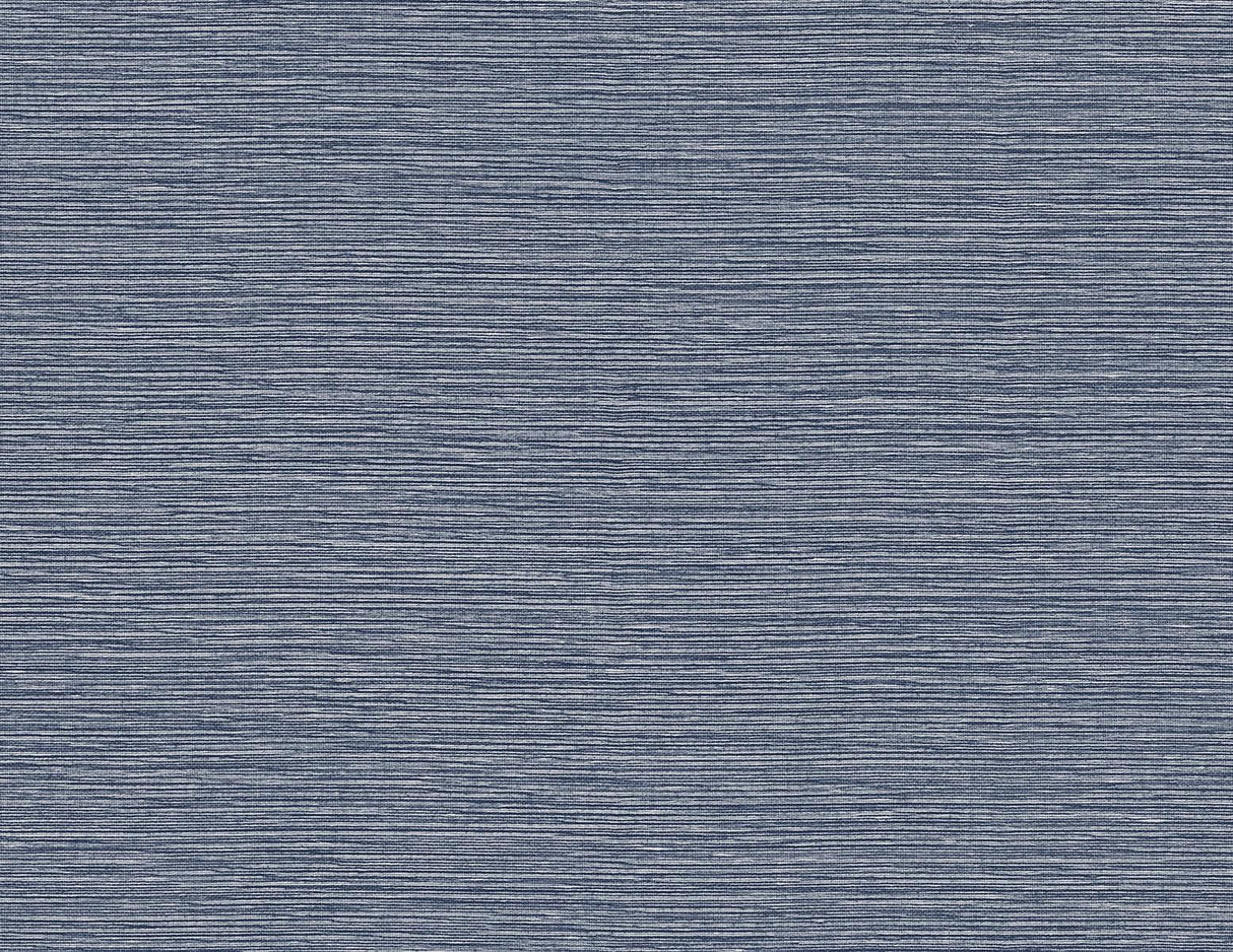 Seabrook Tiger Island Faux Sisal Denim Blue Wallpaper