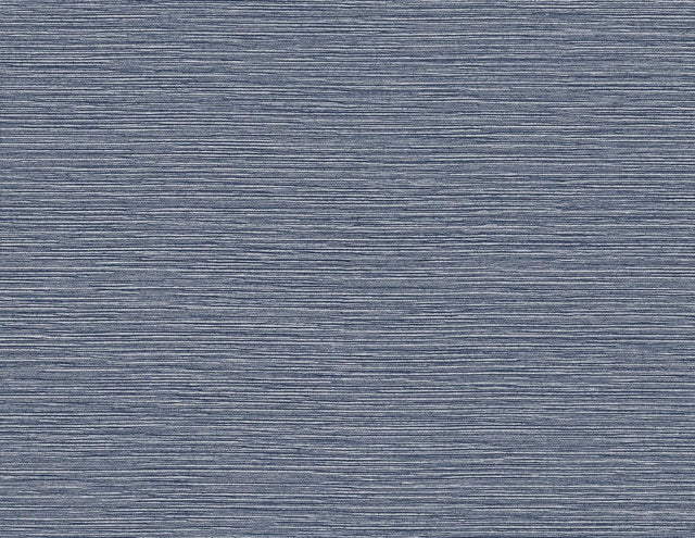 Seabrook Tiger Island Faux Sisal Denim Blue Wallpaper