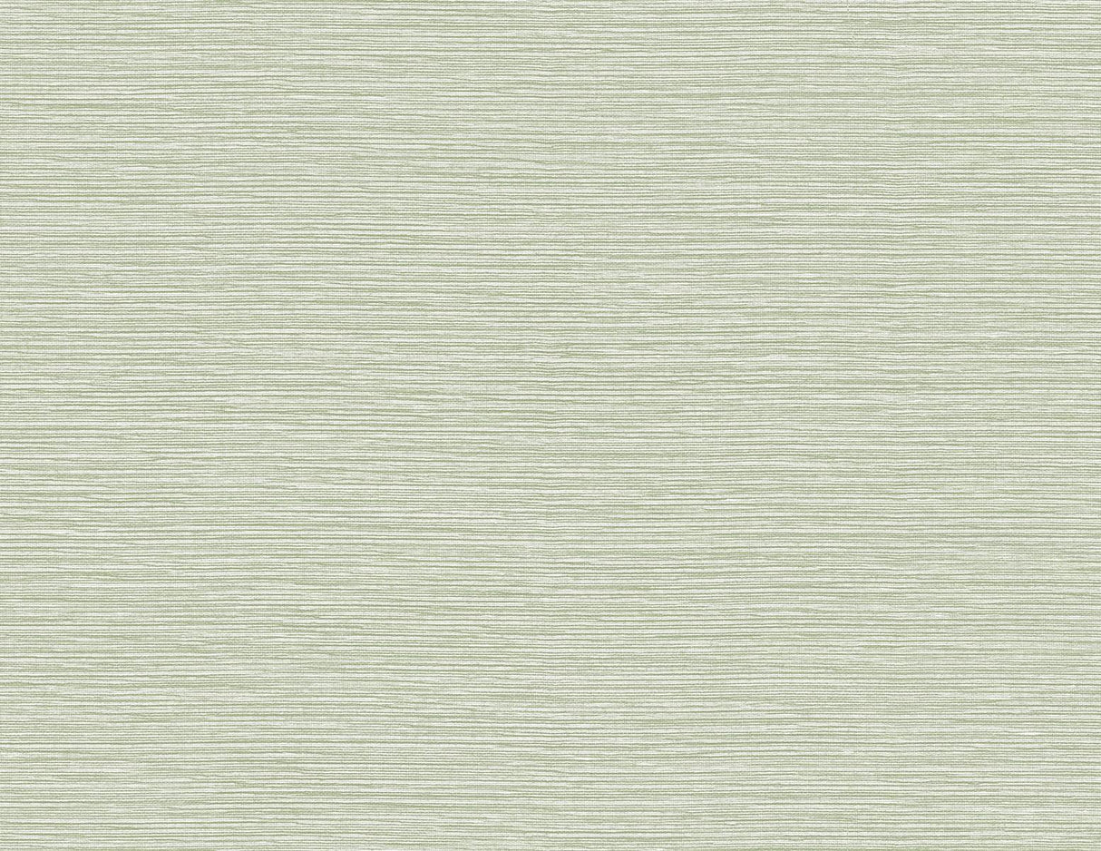 Seabrook Tiger Island Faux Sisal Green Wallpaper