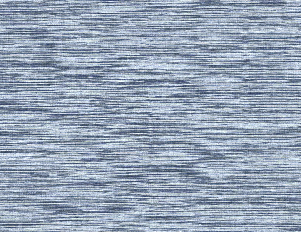 Seabrook Tiger Island Faux Sisal Riviera Blue Wallpaper
