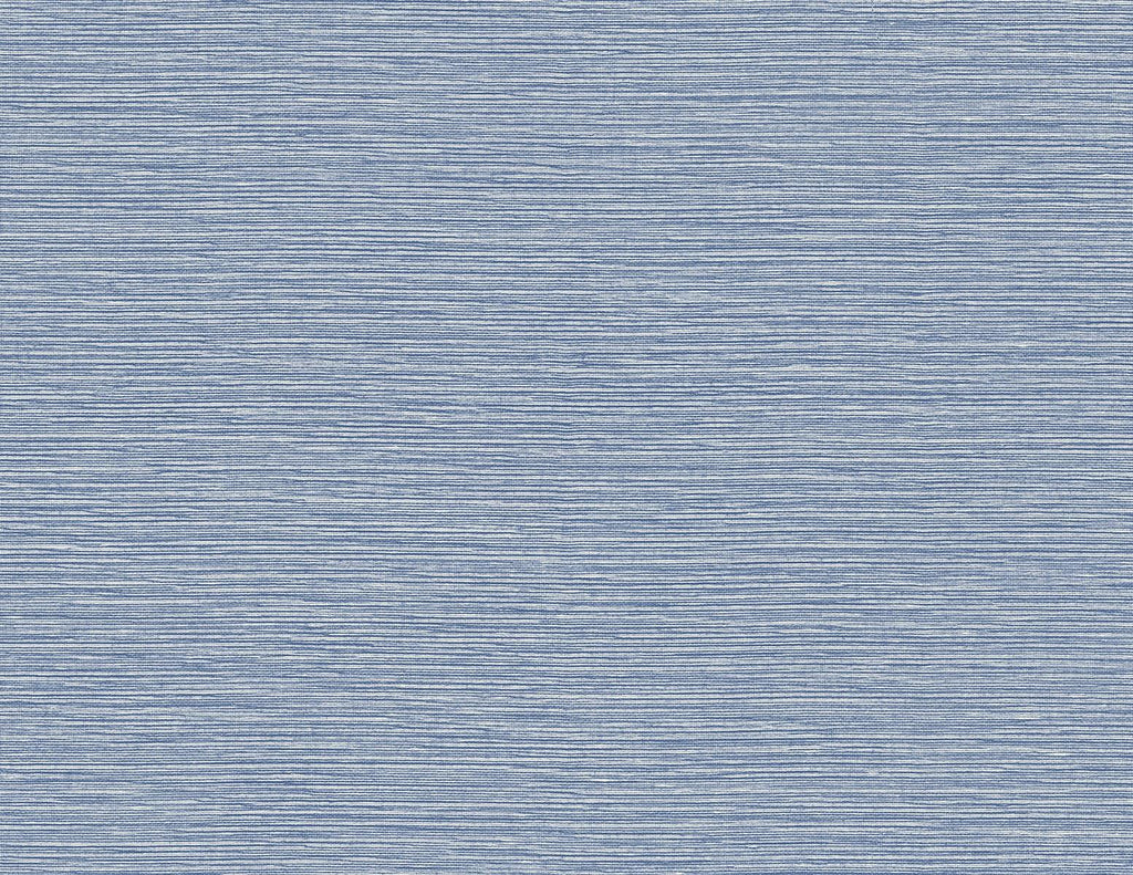 Seabrook Tiger Island Faux Sisal Blue Wallpaper