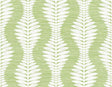 Seabrook Carina Leaf Ogee Greenery Wallpaper