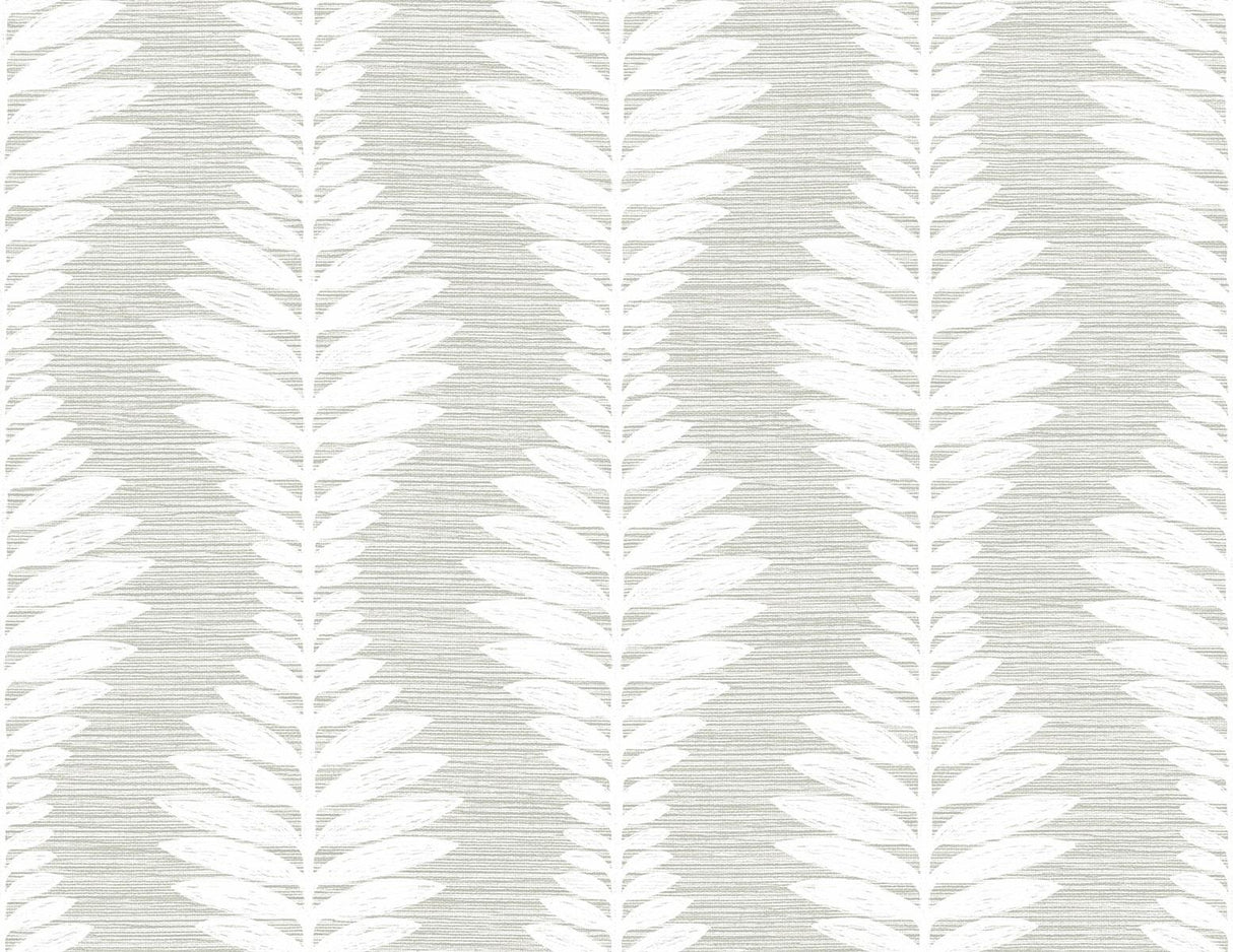 Seabrook Carina Leaf Ogee Sea Salt Wallpaper