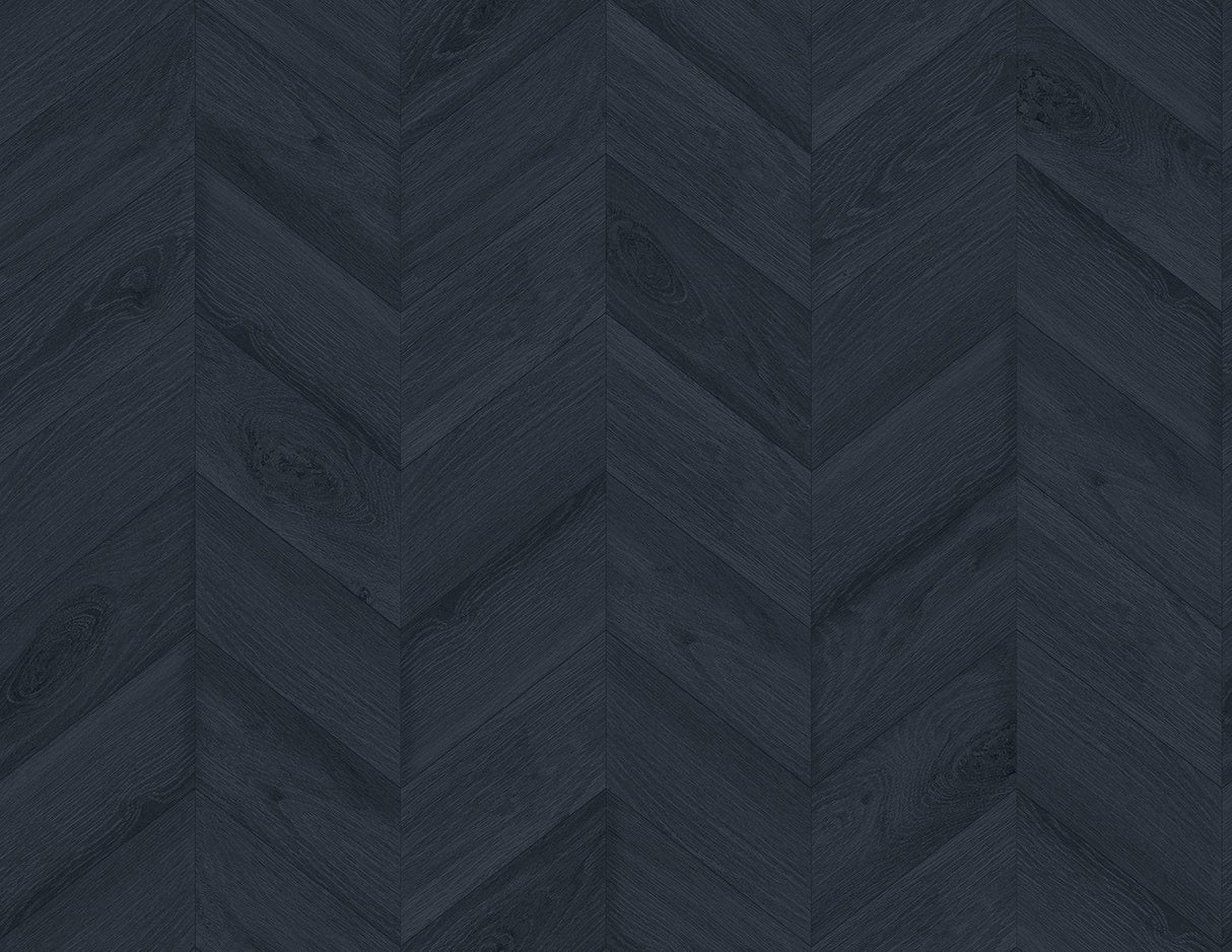 Seabrook Keone Bay Chevron Nightfall Wallpaper