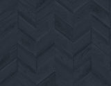 Seabrook Keone Bay Chevron Nightfall Wallpaper