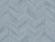 Seabrook Keone Bay Chevron Bay Blue Wallpaper