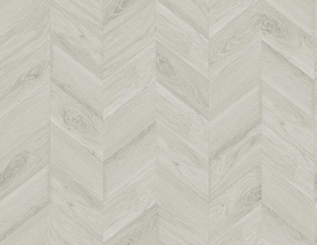 Seabrook Keone Bay Chevron Birch Wallpaper