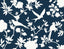 Seabrook Kauai Bird Toile Denim Blue Wallpaper
