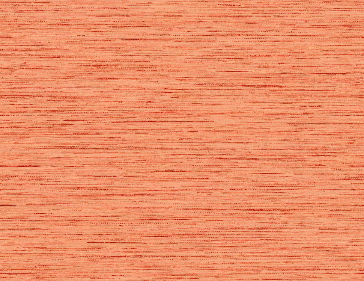 Seabrook Loe Sanctuary Stria Persimmon Wallpaper