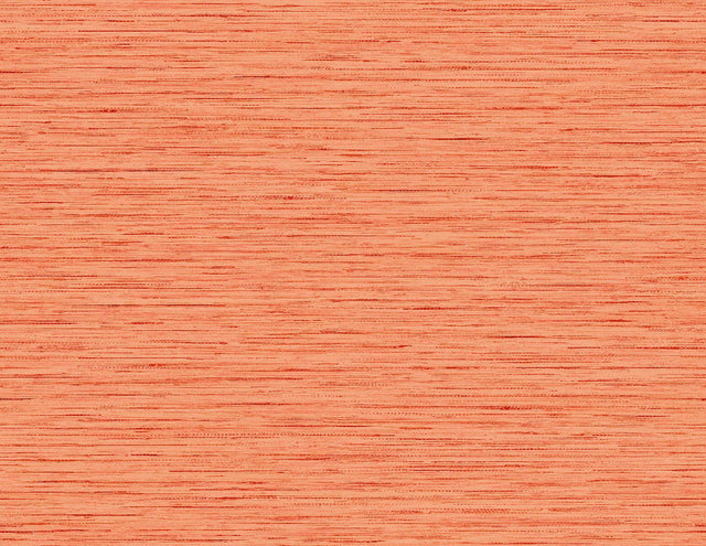 Seabrook Loe Sanctuary Stria Persimmon Wallpaper