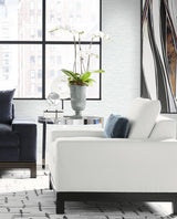 Seabrook Loe Sanctuary Stria Blue Wallpaper