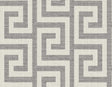 Seabrook Luna Retreat Greek Key Charcoal Wallpaper