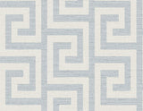Seabrook Luna Retreat Greek Key Skylight Wallpaper