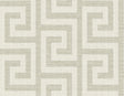 Seabrook Luna Retreat Greek Key Pavestone Wallpaper