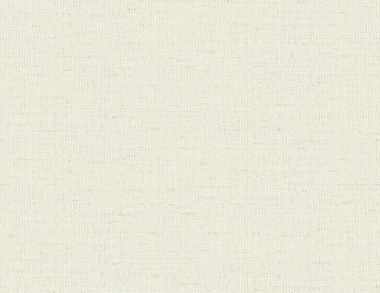 Seabrook Kaya Faux Paperweave Alabaster Wallpaper