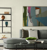 Seabrook Kaya Faux Paperweave Beige Wallpaper