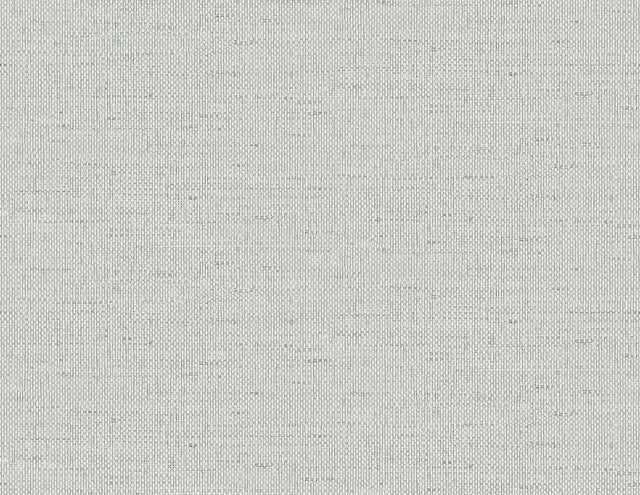 Seabrook Kaya Faux Paperweave Harbor Mist Wallpaper