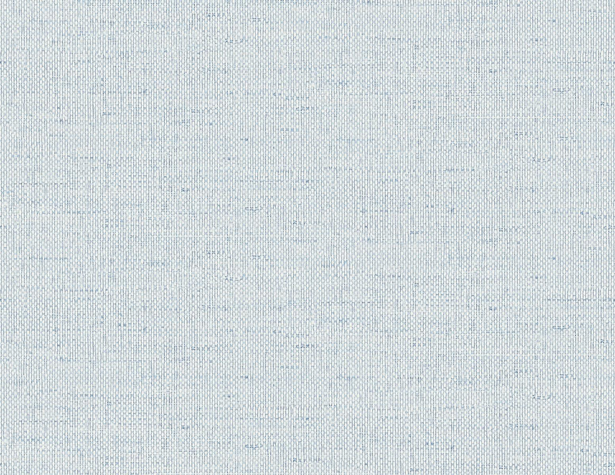 Seabrook Kaya Faux Paperweave Blue Wallpaper