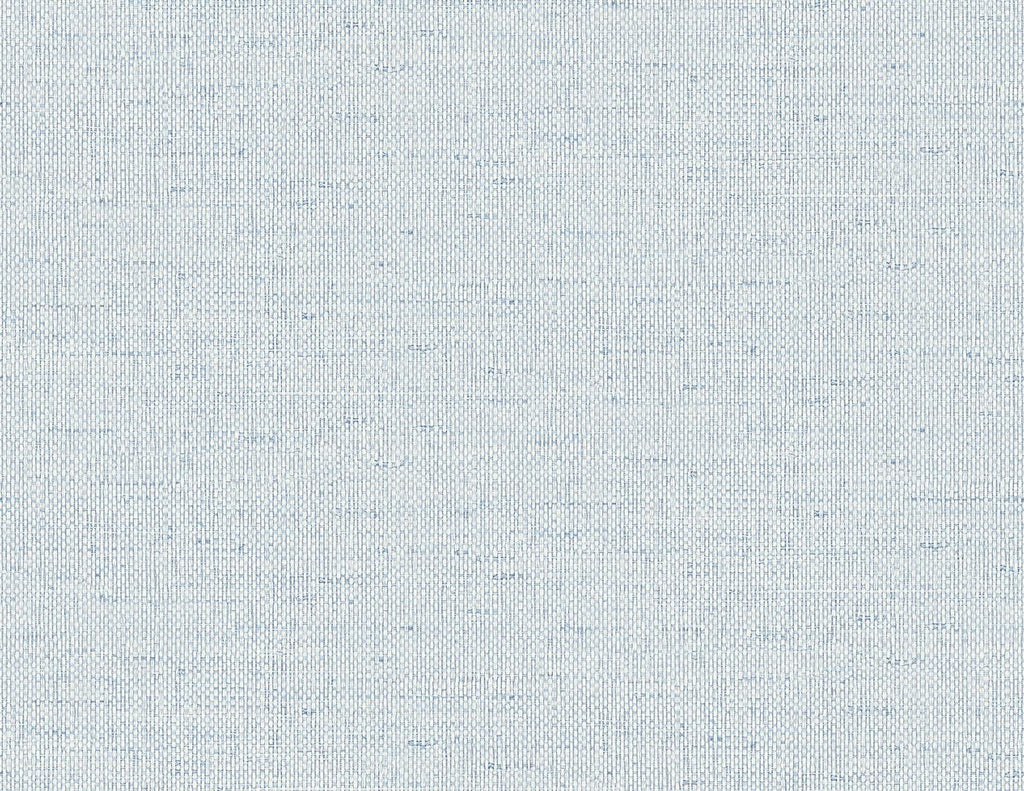 Seabrook Kaya Faux Paperweave Blue Wallpaper