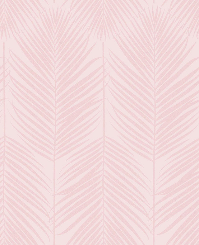 Seabrook Persei Palm Blush Wallpaper
