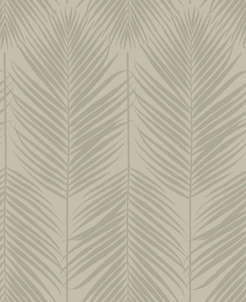 Seabrook Persei Palm Champagne Wallpaper