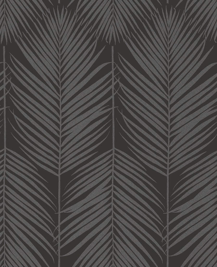 Seabrook Persei Palm Midnight Galaxy Wallpaper