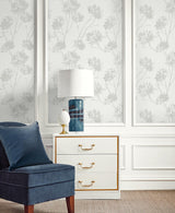Seabrook Wild Grass Off-White Wallpaper