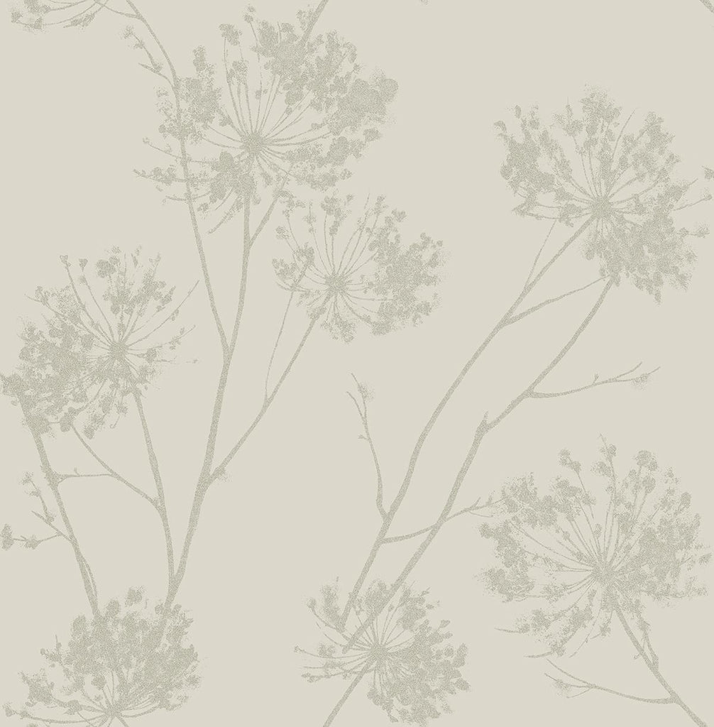 Seabrook Wild Grass Beige Wallpaper