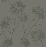 Seabrook Wild Grass Zinc Wallpaper