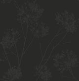 Seabrook Wild Grass Black Wallpaper