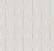 Seabrook Dco Arches Pearlescent Wallpaper