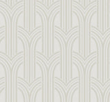 Seabrook Dco Arches Pearlescent Wallpaper