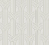 Seabrook Dco Arches Pearlescent Wallpaper