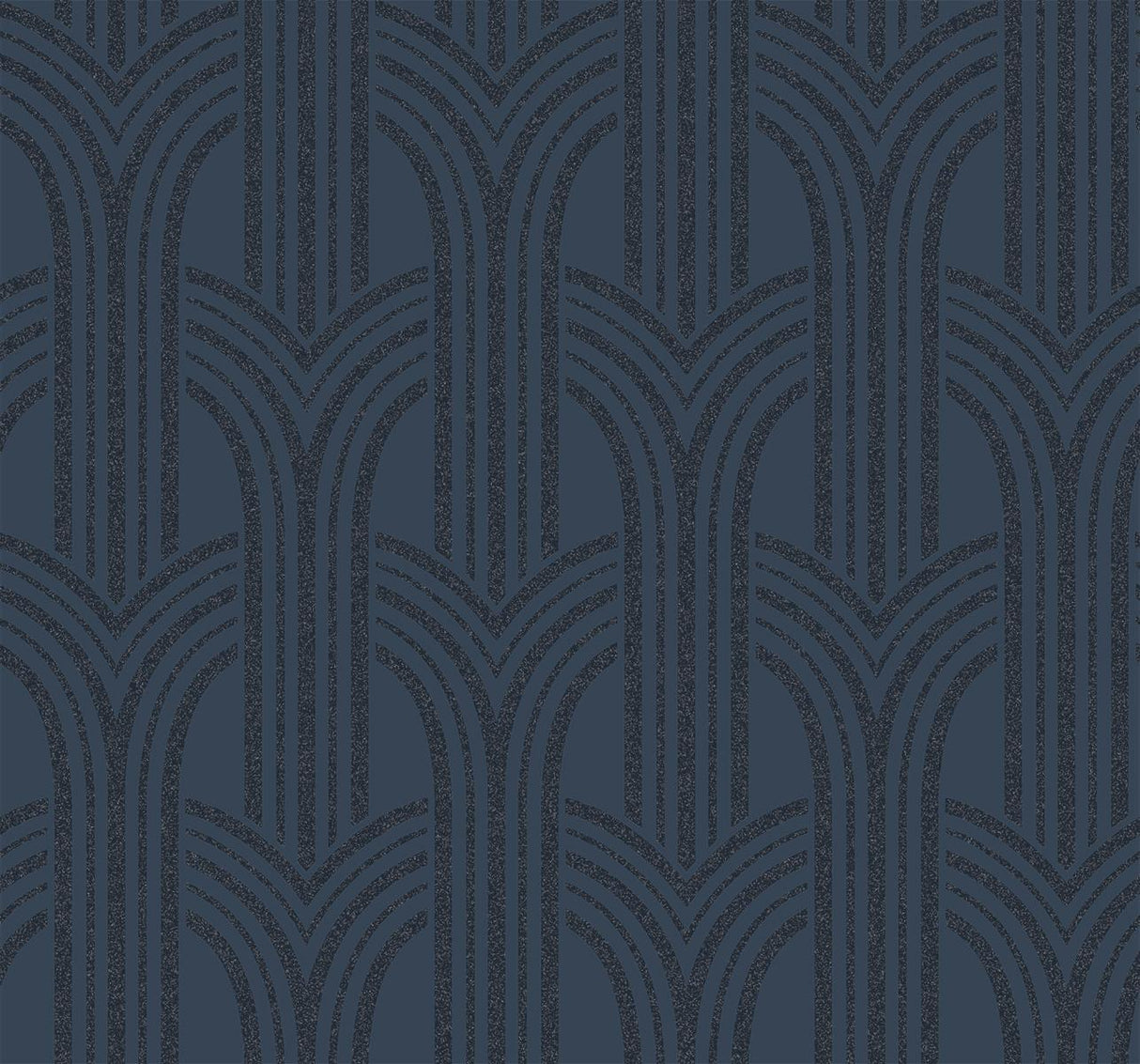 Seabrook Dco Arches Blue Lustre Wallpaper