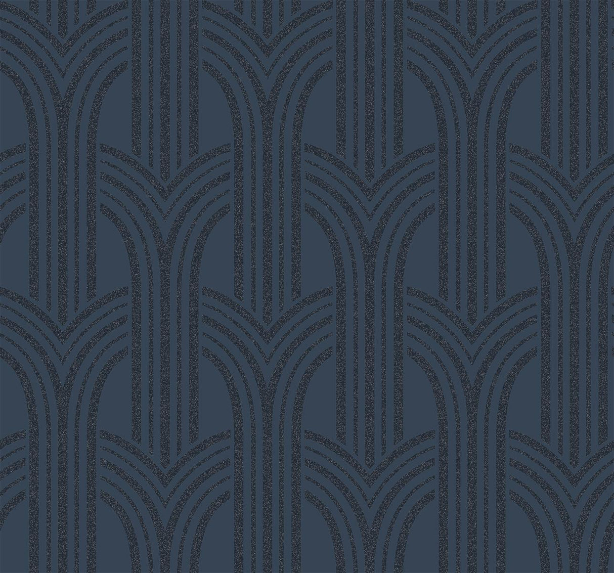 Seabrook Déco Arches Blue Wallpaper