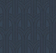Seabrook Dco Arches Antique Gold & Pearl Wallpaper