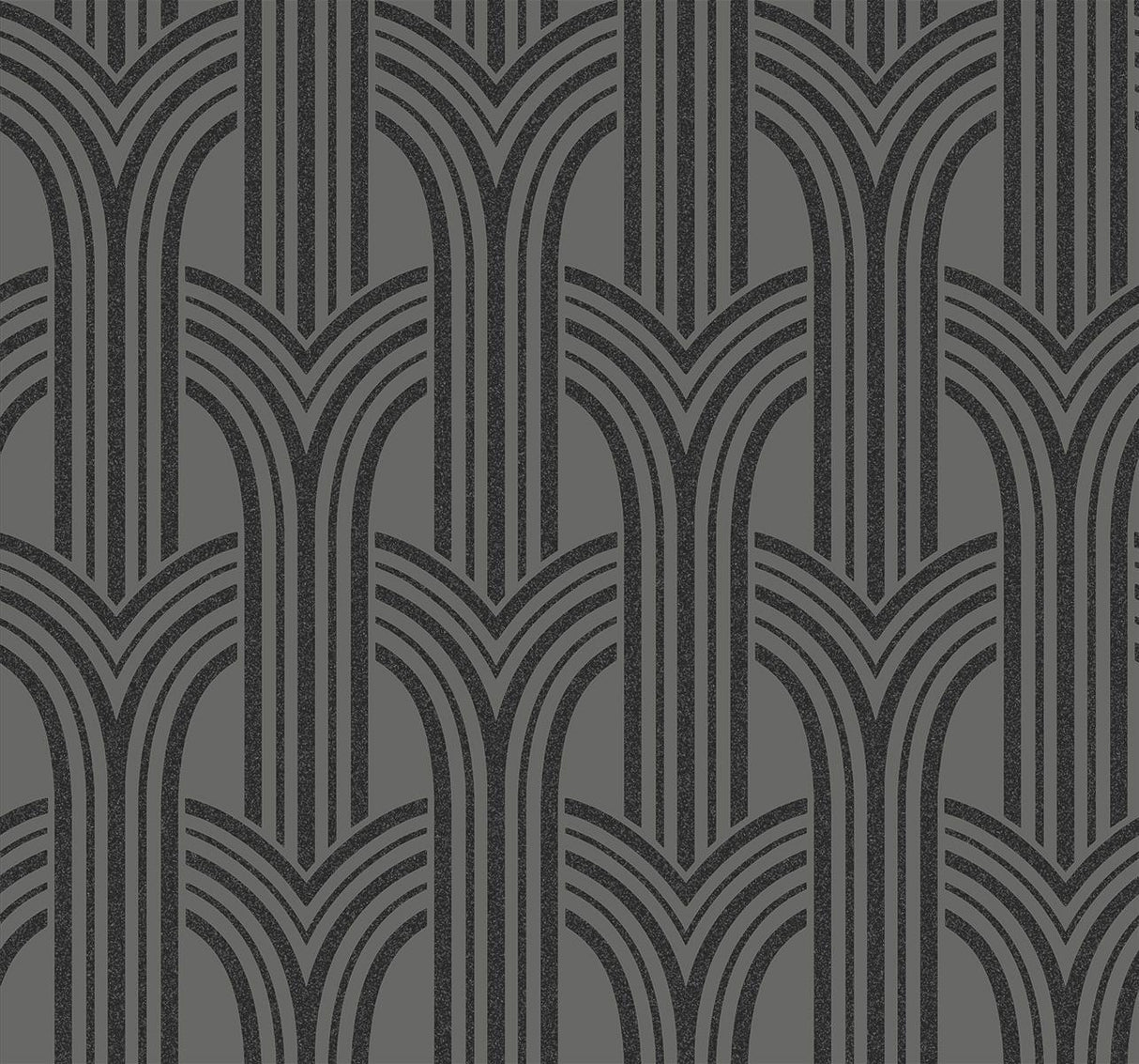 Seabrook Dco Arches Pewter & Galaxy Wallpaper