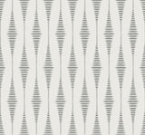 Seabrook Diamond Stripe Celestial Blue & Pearl Wallpaper