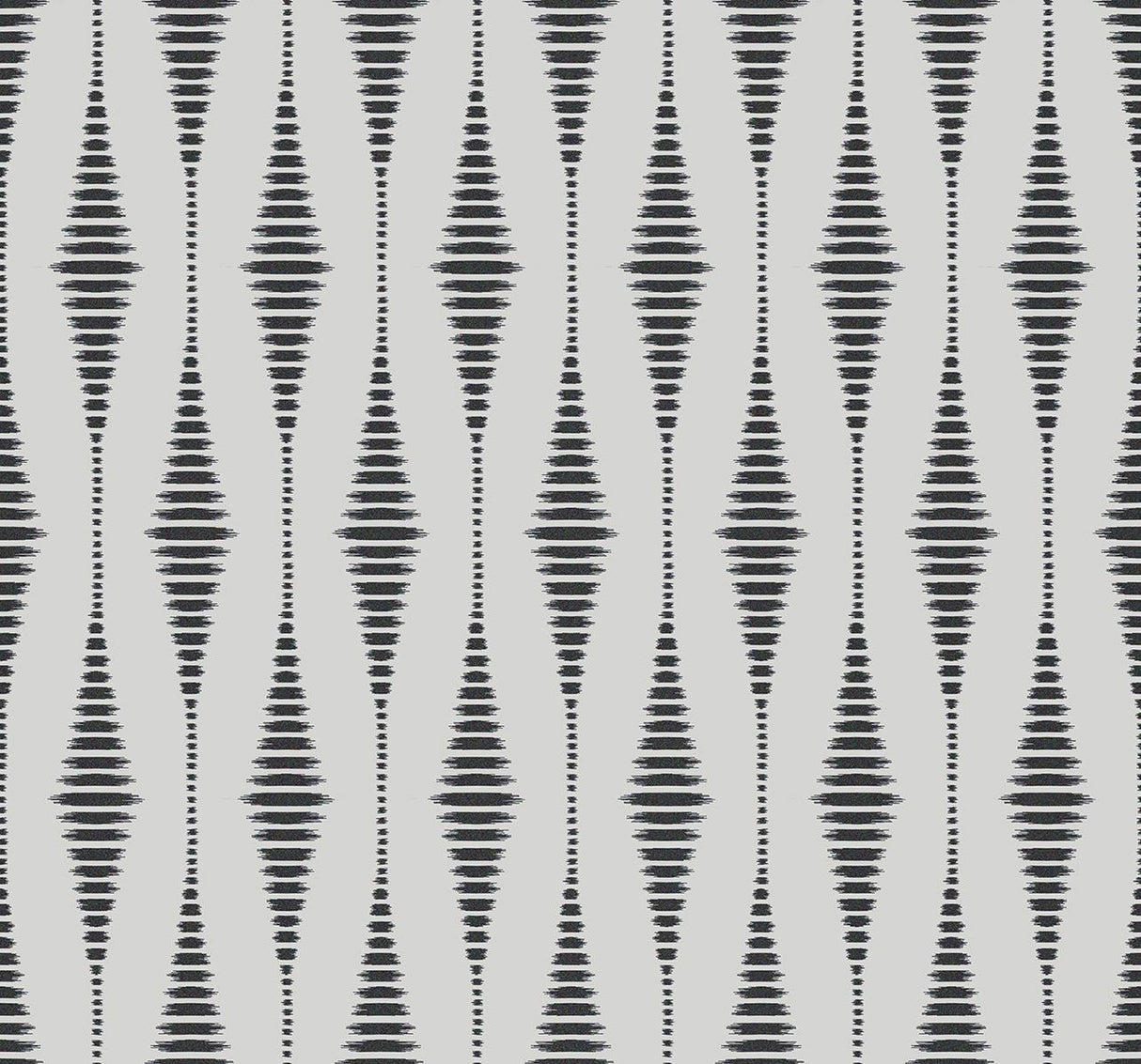 Seabrook Diamond Stripe Silver Wallpaper