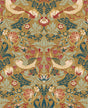 Seabrook Fragaria Garden Ochre Wallpaper