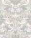 Seabrook Fragaria Garden Light Grey & Rose Petal Wallpaper