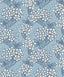 Seabrook Floral Vine Sky Blue Wallpaper