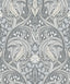 Seabrook Bird Scroll Argos Grey & Linen Wallpaper