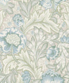 Seabrook Acanthus Garden Powder Blue & Green Mist Wallpaper