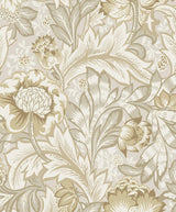 Seabrook Acanthus Garden Beige Wallpaper