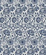 Seabrook Tonal Floral Trail Navy Blue Wallpaper