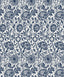 Seabrook Tonal Floral Trail Navy Blue Wallpaper