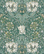 Seabrook Ogee Flora Everglades & Buttercup Wallpaper